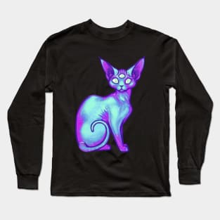 Galaxy Cat Long Sleeve T-Shirt